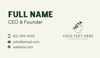 Organic Face Cosmetics Business Card