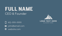 Mountain Crane Construction Business Card Design