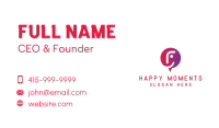 Happy Face Chat  Business Card Image Preview