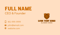 Lion Head Emblem Business Card