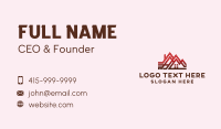 Roofing Contractor Builder Business Card