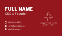 Medical Technology Cross Business Card