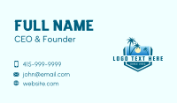 Tropical Summer Resort Business Card