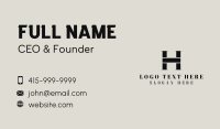 High Fashion Business Card example 3