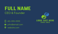 Digital Letter S Tech Business Card