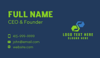 Digital Letter S Tech Business Card