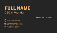 Elegance Business Card example 3