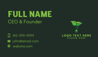 Leaf Natural Energy Business Card Design
