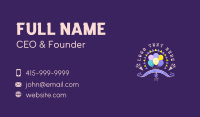 Party Balloon Banner Business Card