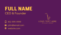 Saxophone Player Business Card example 4