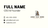 Construction Architecture Contractor Business Card Design
