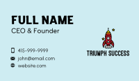 Rocket Launch Toy Business Card