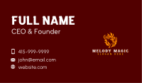 Bull Flame Barbecue Business Card