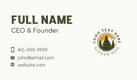 Pine Tree Forest Business Card