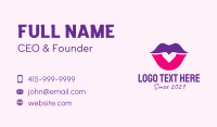 Feminine Lipstick  Business Card