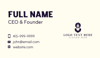 Afro Woman Beauty Business Card