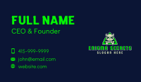 Toxic Demon Skull Gaming Business Card Image Preview