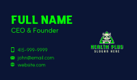 Toxic Demon Skull Gaming Business Card Design