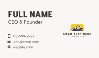 Mountain Quarry Excavation Business Card Design