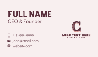 Beauty Business Card example 1