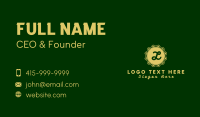 Gold Tailors Lettermark Business Card