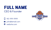 Basketball Shield Varsity Business Card