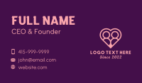 Matchmaking Business Card example 1