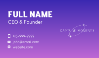 Y2K Elegant Galactic Stars Business Card Design