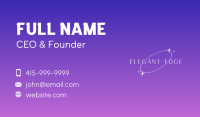 Y2K Elegant Galactic Stars Business Card Image Preview