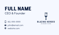 City Building Paintbrush Business Card Image Preview