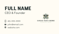 Battle Axes Weapon Business Card