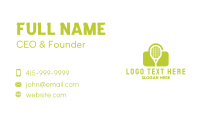 Tennis Team Business Card example 4