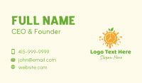 Orange Juice Time Business Card