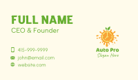 Orange Juice Time Business Card