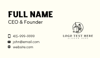 Female Justice Scale Business Card