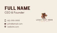 Caveman Wood Club Business Card