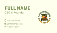 Organic Fruit Cart Business Card Design