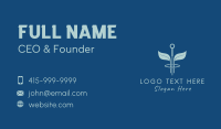 Natural Leaf Acupuncture Business Card Design