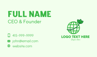 Global Environment Conservation Business Card
