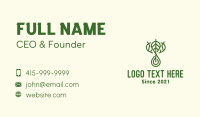 Herbal Leaves Oil Business Card Design