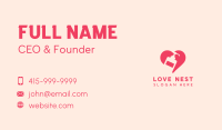 Pink Sanitizer Heart Business Card Image Preview