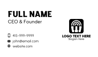 Streaming Platform Business Card example 4