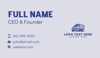 Freight Trucking Transportation Business Card