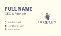 Charity Hand Support Business Card