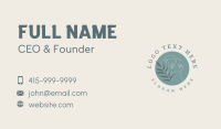 Natural Beauty Cosmetics Business Card