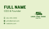 Green Food Delivery  Business Card