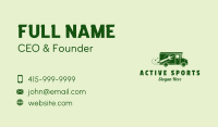 Green Food Delivery  Business Card