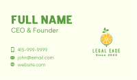 Organic Lime Extract Business Card