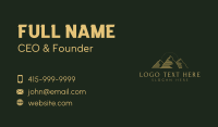 Golden Mountain Range Business Card