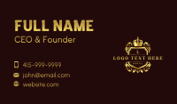 Deluxe Shield Crown Business Card